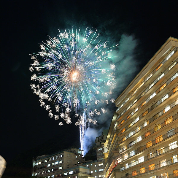 Summer Fireworks at Kinugawa Onsen